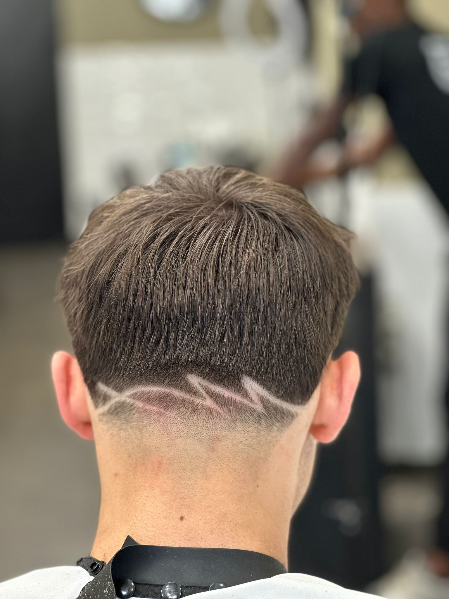 Ambiente acogedor de barbería